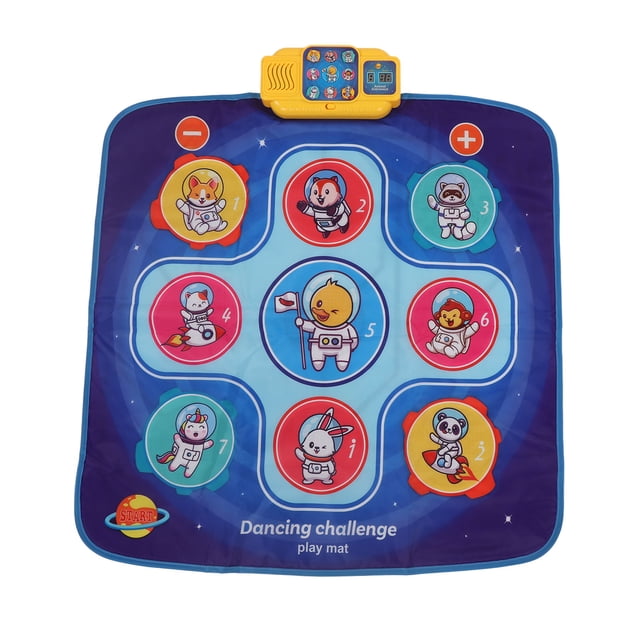Estera de baile iluminada para niños, Bluetooth inalámbrico, evita resbalones, diversión sin fin, almohadilla de baile Musical