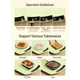 thumbnail image 3 of Food Warming Mat - COLDFILL Folding Electric Warming Tray with 8 TEMP Setting,Rollable & Portable,Silicone Nano-Material,Auto Shut-Off -Versatile Food Warmer for Buffet,Parties,Everyday Use(Green), 3 of 9