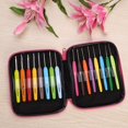 thumbnail image 3 of 16pcs Multi Colour Crochet Hook Yarn Alu Knitting Needles Set Kit with Box Hand Sewing Tools, 3 of 3