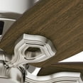 thumbnail image 6 of Hunter Fan Company, 51092, 42 inch Builder Brushed Nickel Low Profile Ceiling Fan with LED Light Kit and Pull Chain, 6 of 9