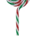 thumbnail image 7 of Northlight 6ct Frosted White, Green and Red Lollipop Christmas Ornaments 7", 7 of 7