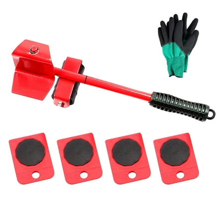 

WIURAY Drill Bits Sets Furniture Mover Moving Artifact Fish Tank Refrigerator Pulley Shift Portable