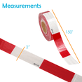 thumbnail image 3 of 2"x150' 3M Red/White Reflective Safety Tape Sticker Roll, 3 of 4