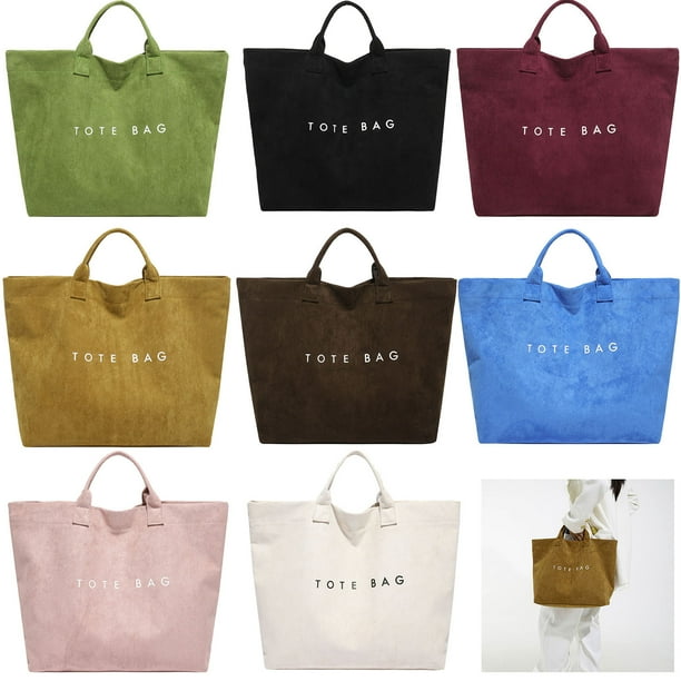 1Pcs Large Capacity Women's Letter Print Tote Bag Polyester Waterproof with Hook-and-Loop Closure for Work Commuting and Festive Gift GivingBolso de plástico de 1Pcs de gran capacidad para JASKFLY