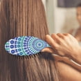 thumbnail image 4 of Abstract Tribal Pattern Comb - Gentle Brush for Wet & Dry Hair, 4 of 5