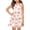 Beige, variant on Ruyang Toddler Girls Midi Dresses Bow Print Crewneck A Line Swing Dresses Summer Cute Casual Beach Sleeveless Tank Dresses