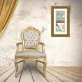 thumbnail image 3 of Lyon, Rebecca 15x32 Gold Ornate Wood Framed with Double Matting Museum Art Print Titled - Fancy Bath Panel II, 3 of 4
