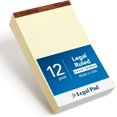thumbnail image 1 of Tops 7572 Letr-Trim Perf-Top Legal Pad Legal Size, 50 Sheets per Pad, Dozen (Canary), 1 of 7