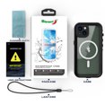 thumbnail image 5 of GANGXUN Waterproof Case for iPhone 14 Plus IP68 (2m/30min), Camera Protection, Magnetic, Clear, 5 of 5
