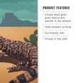 thumbnail image 3 of Gila Monster, Lithograph Birch Wood Wall Sign (12x18 Rustic Home Decor, Ready to Hang Art), 3 of 5