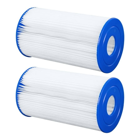 Bestway Flowclear Type IV & B Pool Filter Pump Replacement Cartridge, 2 Pack