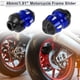 thumbnail image 2 of Protector de guardabarros de rueda de aleación de aluminio de 15mm, slider de marco de motocicleta, 46mm, 74mm, azul, 2 Pcs, 2 of 7
