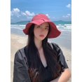 thumbnail image 3 of CoCopeaunts Visors for Women Beach Hat Sun Hat Floppy Beach Hats Ponytail Visor Casual Summer Wide Brim Cute Hat UV Protection, 3 of 8