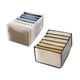 thumbnail image 1 of Fiudx Organizador de Ropa de 7 Rejillas, Caja de Almacenamiento de Malla Plegable, Diseño Compacto, Material Duradero y Lavable, Organización Eficiente Del Armario, Usos Múltiples, 36 X 25 X 20 Cm, P, 1 of 7