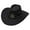 Noir, variante sur Produit Cowboy 1 / Chapeau Style Western pour Usage Extérieur Quotidien / Décoration Classique à Boucle Étoile pour Hommes Femmes / Couvre-Chef Solaire Durable