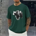 thumbnail image 6 of CYiJun George Graphic T Shirt for Men Summer Crew Neck Short Sleeve Casual Tees, 6 of 6