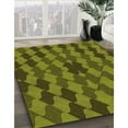 thumbnail image 2 of Ahgly Company Indoor Rectangle Patterned Dark Yellow Green Area Rugs, 8' x 12', 2 of 6