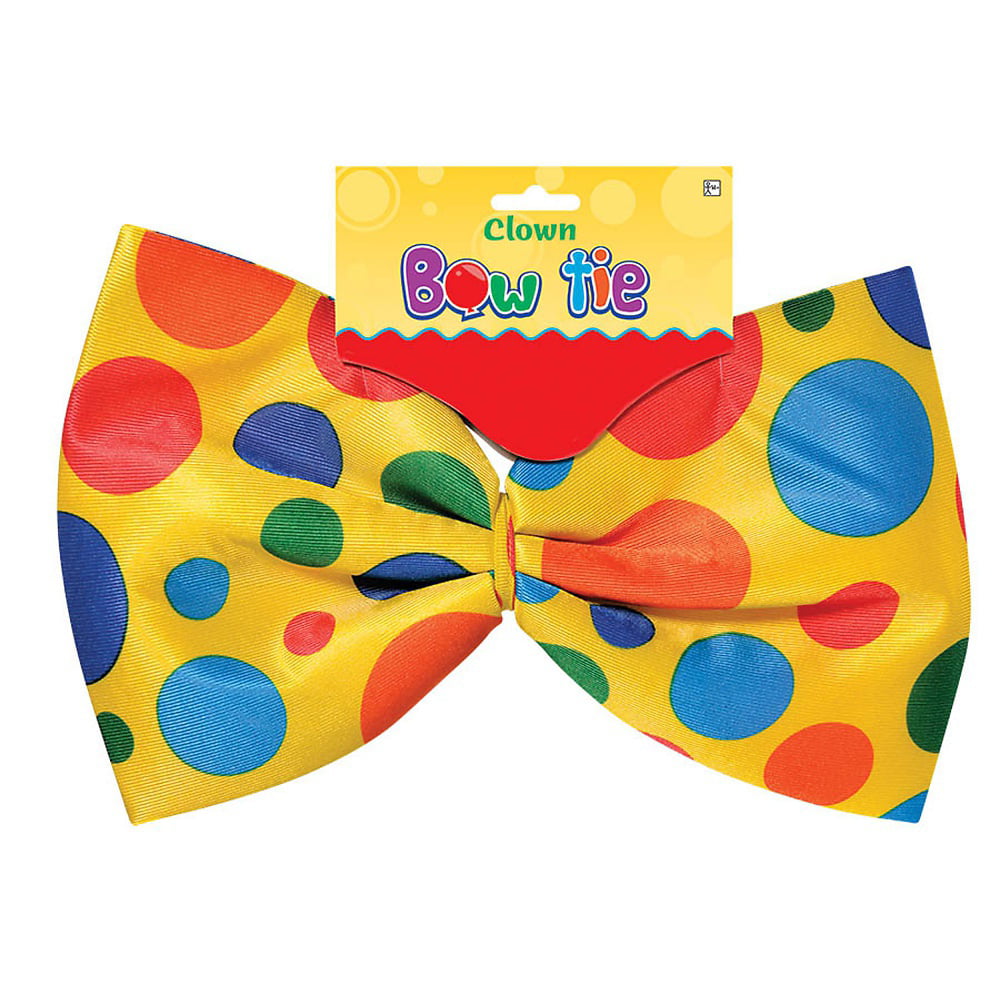 Big Red Clown Bow Tie For Fancy Dress Party Accessory