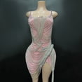thumbnail image 1 of Novance Y2428-J Robes de Soirée Femmes Perles Chaîne à Pampilles Vêtements pour Femmes Automne 2023 Élégante Robe de Soirée pour Femmes Cristal Rouge, 1 of 5