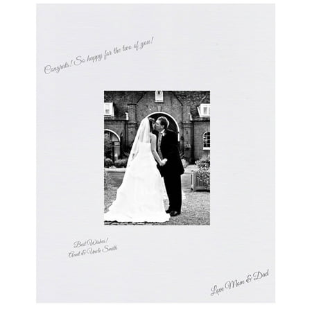 16x20 White Signature and Autograph Picture Mat for 8x10 picture. Weddings, Baby Showers,