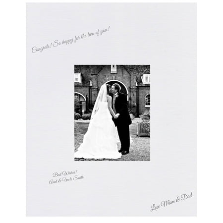 - 16x20 White Signature and Autograph Picture Mat for 8x10 picture. Weddings, Baby Showers, Reunions