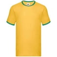 thumbnail image 1 of Fruit of the Loom Mens Ringer Contrast T-Shirt, 1 of 3