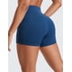 thumbnail image 2 of Shorts CRZ YOGA Butterluxe tiro alto 7,5 cm con bolsillos azul marino S, 2 of 4