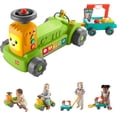thumbnail image 1 of Fisher-Price Juguete para bebés y niños pequeños Ríe y aprende Tractor 4 en 1 de la granja al mercado para montar con carrito de tracción y escenarios inteligentes para bebés a partir de 9 meses, 1 of 5