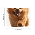 thumbnail image 6 of Hirioo Happy Fluffy Running Dog Print Tapestry Lightweight Fabric for Bedroom Aesthetic Home Wall Dorm Décor Living Room Decor 29x37 Inch, 6 of 8