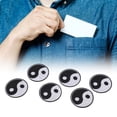 thumbnail image 3 of Sewing Patches, Tai Chi Pattern Yin Yang Patch Cotton Material 6PCS  For Wallet For Package For Hat For Shirt, 3 of 8