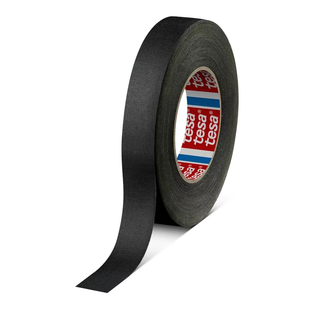 tesa Conformable Uncoated Cloth Tape (4541): 1 in. x 55 yds. (Black)