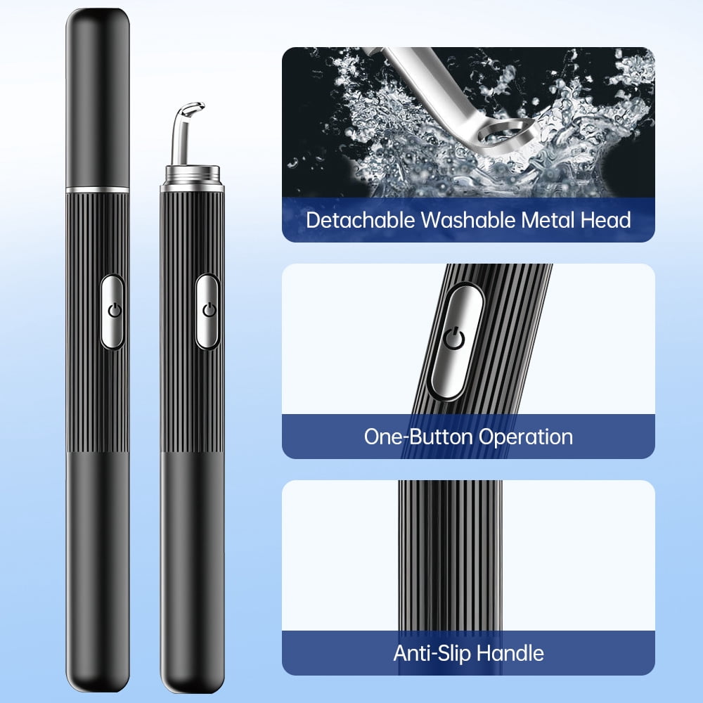 Visual Pore Cleaner, Deep Cleaning Comedone Tool, 50Times Magnification 1296P, WiFi Visual Blackhead Remover Tools with Lights, Women Gift