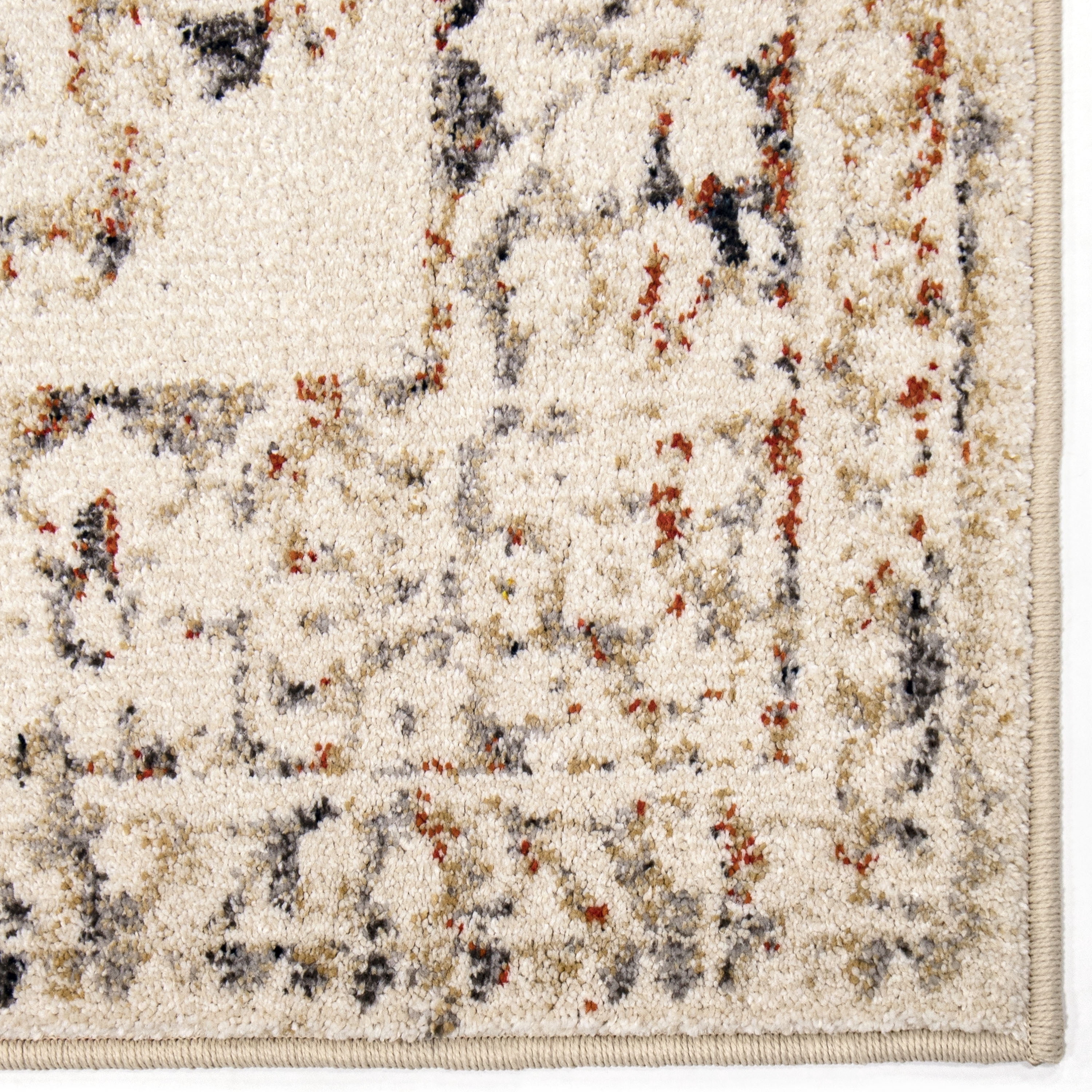 Simply Southern Cottage Laurel 6' X 9' Grey Floral Area Rug