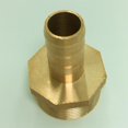 thumbnail image 4 of Adaptador de conector de conexión de manguera de lengüeta de latón rosca de tubo macho G11/4in/DN32/40mm Barb Dia de 19mm Import Product Conector de acoplador de púas de latón, 4 of 8