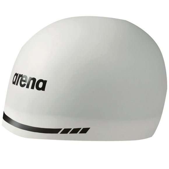 Gorro de natación Arena 3D Soft USA Silicone, unisex, para adultos, blanco, XL