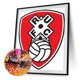 thumbnail image 2 of Taladro de pintura de diamante, Kits de Club de fútbol de Rotherham, decoración redonda completa para el hogar Hugtrwg Para estrenar, 2 of 9
