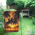 thumbnail image 1 of BSDHOME Drapeau de Jardin Coucher de Soleil Extérieur 12x18 Pouces, 1 of 1