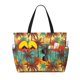 thumbnail image 1 of Fotbe Colorful Hawaii Palms Bolsa de Viaje para Playa - Resistente al Agua, Bolsa Tote de Gran Capacidad y Ligera con 7 Bolsillos para Mujeres y Hombres, 1 of 7