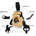 thumbnail image 4 of HELLHERO (Bag Only) Adjustable Crossbody Bag Polyester, Trendy Sling Bag, Leopard Star Pattern, 4 of 6