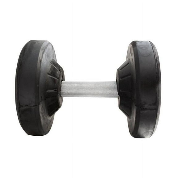 York Barbell  Rubber Pro Style Dumbbell,  - 55 lbs