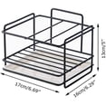 thumbnail image 2 of Jinsinto Kitchen Sponge Holder, Sink Basket, Kitchen Sink Organizer, Wall Mounted Storage Design,(black), 2 of 5