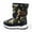 Camouflage, variant on Tisuna Snow Boots For Girls Boys Child Print Anti Slip High Boots Fashion Casual Kids Winter Outdoor Footwear Camouflage Size 4.5-5 Years