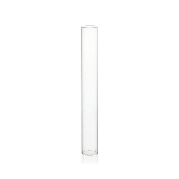 WGV Clear Hurricane Candle Shade Chimney Tube - 3" Wide x 24" Height, Good quality, Heavy Weighted Base - 1 Pc