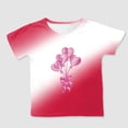 thumbnail image 5 of Godom Girls Super Soft Short Sleeve T-Shirts Girls Cotton Crew Neck Shirt Cute Print Summer Blouse for Girls Tee Tops, 5 of 5