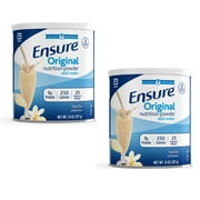 Ensure Original Nutrition Powder with 9 grams of protein, Meal Replacement, Vanilla, 14 oz - 2 Pack