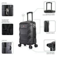 thumbnail image 4 of DUKAP Zonix 20" Lightweight Hardside Spinner Carry on Luggage, 4 of 11