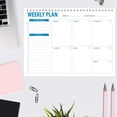 thumbnail image 4 of Weekly Planner Notepad - Planning Pad with Daily Schedule & Calendar, 52 Sheets, Undated Weekly To Do List Notepad, 10x7.5 in, 4 of 5