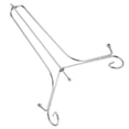 thumbnail image 4 of HINTRMENT 1Pack Iron Display Rack Silver Three Legged Design for Wedding and Birthday Celebrations, 4 of 8