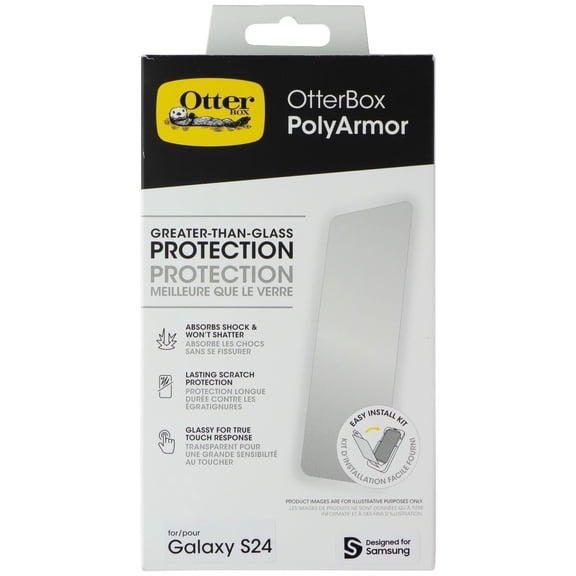 OtterBox PolyArmor - Greater than Glass Screen Protector for Samsung Galaxy S24