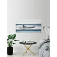 thumbnail image 6 of Parvez Taj Blue Lake Canoe II White Wood Wall Art, 6 of 7